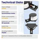 Field Controls GVD-6 Vent Damper Motor Assembly
