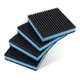 Powrocket 4 Pack Rubber Anti Vibration Pads,2 x 2 x 7/8 inches Heavy Duty EVA...
