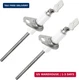 BlueStars 2 Packs 025-37499-000 Gas Furnace Flame Sensor Compatible with York Lu