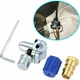 A/C Retrofit Valve Kit Mini Fridge Refrigerator Port Tap R12 R22 R134A