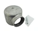 Century Fuel AA2-15 4&rdquo; 90&deg; Air Heater Adapter Aluminum Industrial Gas