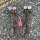JB Industries R-22 R-12 R-502 Gauge Set & Gold Seal The Murray Corp. Gauge Both
