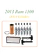 Tune Up Kit Fit 2013 Ram 1500 3.6 6 Cylinders Ignition Coil Spark Plugs Air Oil 