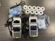2 Used FirstData FD150 Credit Card Terminal untested wifi power supply paper