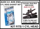 CYLINDER Head Gasket Set WITH BOLTS  2002-05 A4 A6 fits 3.0 engines only; 1 side