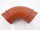 Victaulic 2-1/2" x 2-1/2" No.10 Grooved End Elbow Ductile Iron