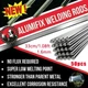 50pcs 33cm 1.6mm Solid Solution Welding Flux-cored Electrode Aluminum Brazing
