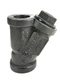 MUELLER 11M Y-Strainer 1" NPT 250-SWP 400-CWP 20-Mesh SS Screen, 1/2" Blow-Out