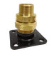 (1) Gastite XR3TRM-8-12 1/2&Prime; Term Square Flange x 1/2&Prime; Npt Adapter
