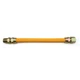 Easyflex EFGC-038-YE 1/2" MIP x FIP Yellow Gas Flex Connector 48"