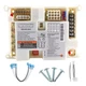 50A55-843 Furnace Control Board, Fit for White Rodgers Furnace Ignition Module..