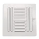 GRAINGER APPROVED 4MJF9 Sidewall/Ceiling Register,4-Way 4MJF9