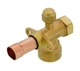 RectorSeal PRO-Fit 87045 5/8" Brass Quick Connect Refrigerant Line Service Valve