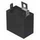 PDC4 DAYTON Motor Capacitor: Rectangle, 370V AC, 4 MFD, 1 7/8" Overall Ht 22F165