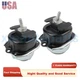 Fits BMW E70 X5 E71 X6 3.0L xDrive35i 07-19 2Pcs Front Engine Motor Mount LH+RH