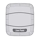 Trane ZZONEPNLAC52ZB 4 Zone Panel 24V 1.4A LCD Control Unit