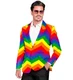 Widmann Rainbow Party Fashion Jacket (Jacket) (XL) Rainbow