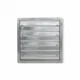 Dayton 3C725E Motorized Damper, For Fan Dia. 16 in, Galvanized Steel