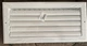 Hart & Cooley - 021258 - 14" x 6" A611MS White Aluminum Register 1-Way