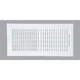 Home Impressions 6 In. x 14 In. White Steel Wall Register 2SW1406WH-B Home