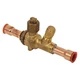 NDL NBV04-S Refrigerant Ball Valve,1/2 in,900 psi 55MF58