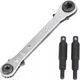 Hvac Service Wrench Refrigeration Ratcheting Wrench 3/8 1/4 5/16 3/16 Ac W Tool