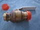 APOLLO 77VLF-107-01 Manual Two-Way Ball Valve 1-1/2 in, Brass, Straight