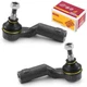  - Left & Right Outer Tie Rod End Kit Fits 2009-2013 Mazda 3 Sport, 2004-2013 