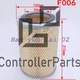 NEW 1PCS FOR Air filter element Busch 0532000004 Vacuum pump filter