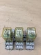 IDEC RH2B-UL DC24V RELAY W/ Base Lot Of 3 #715K150