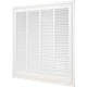 NEW WHITE 14" X 14" RETURN COLD AIR GRILLE LOUVER VENT COVER FITS 14" DUCT