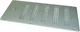 RazAir&trade; Foundation Vent Damper & Screen 16"x 6.5" Weatherproof Gray Crawlspace