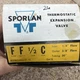 Sporlan FF1/2C Thermostatic Expansion Valve Brass R-12 1/4" Inlet 3/8" Outlet